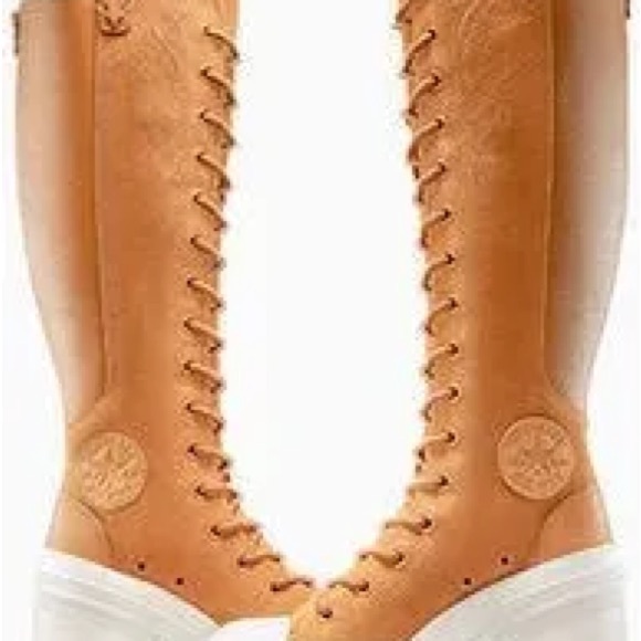 Converse Women's Chuck 70 De Luxe Heel Platform Western Suede Knee Boots - Picture 6 of 6